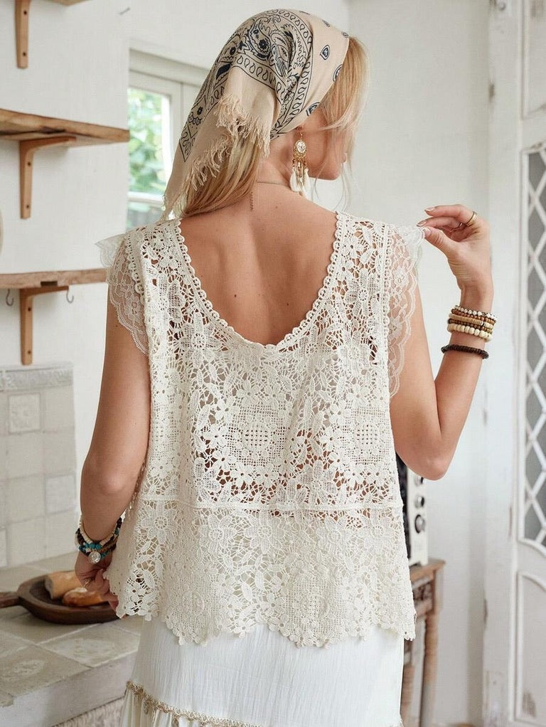 Roxanne lace top