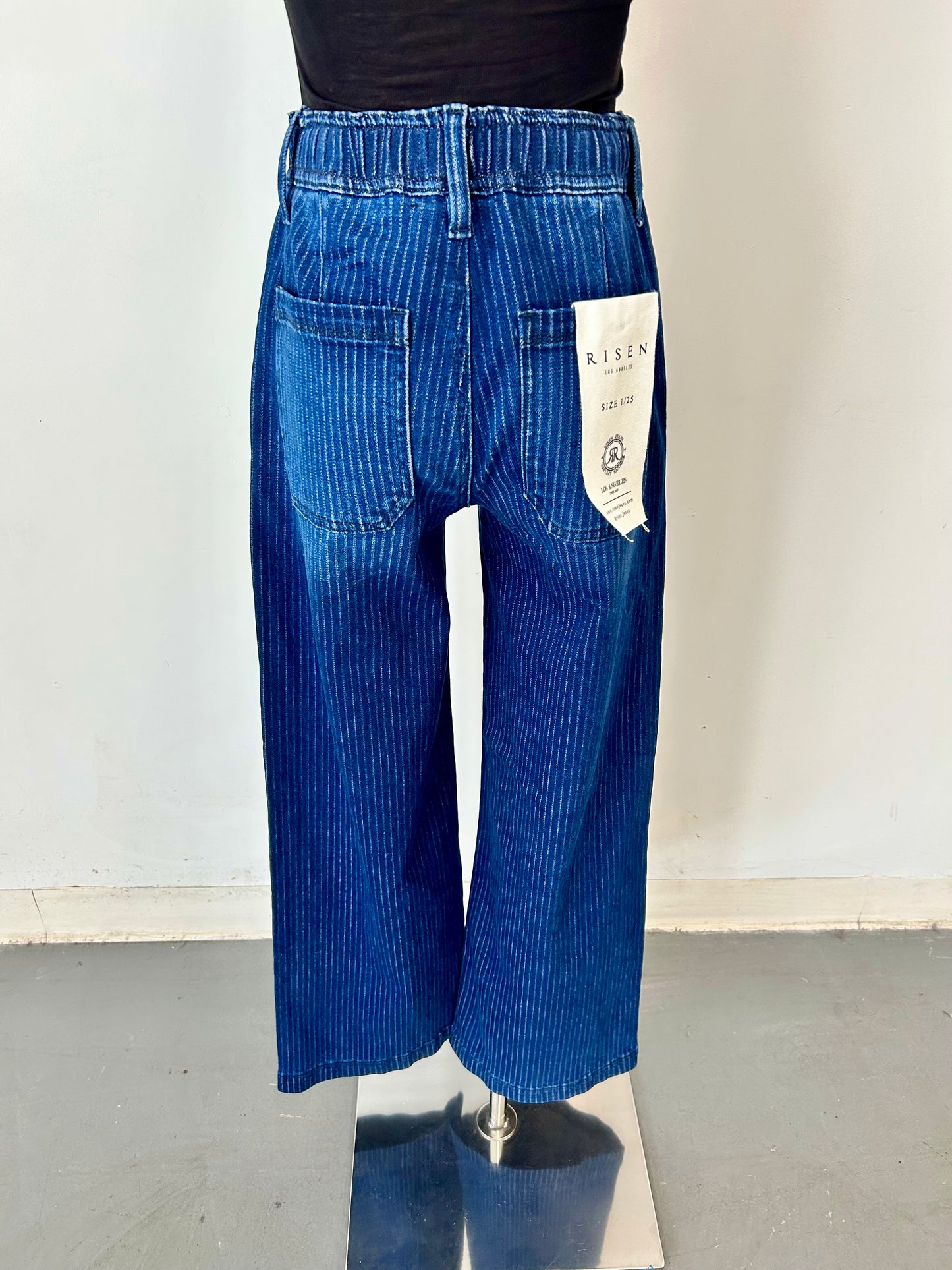 Pinstripe Denim