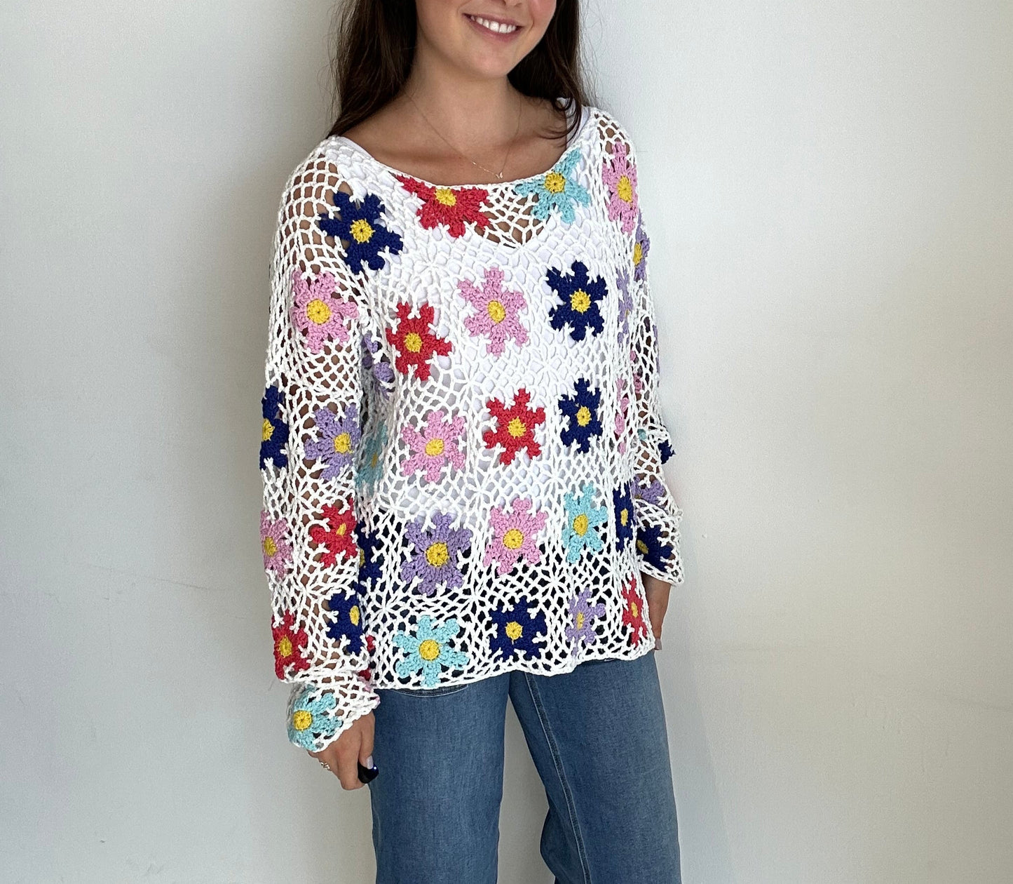 Daisy Crochet Top