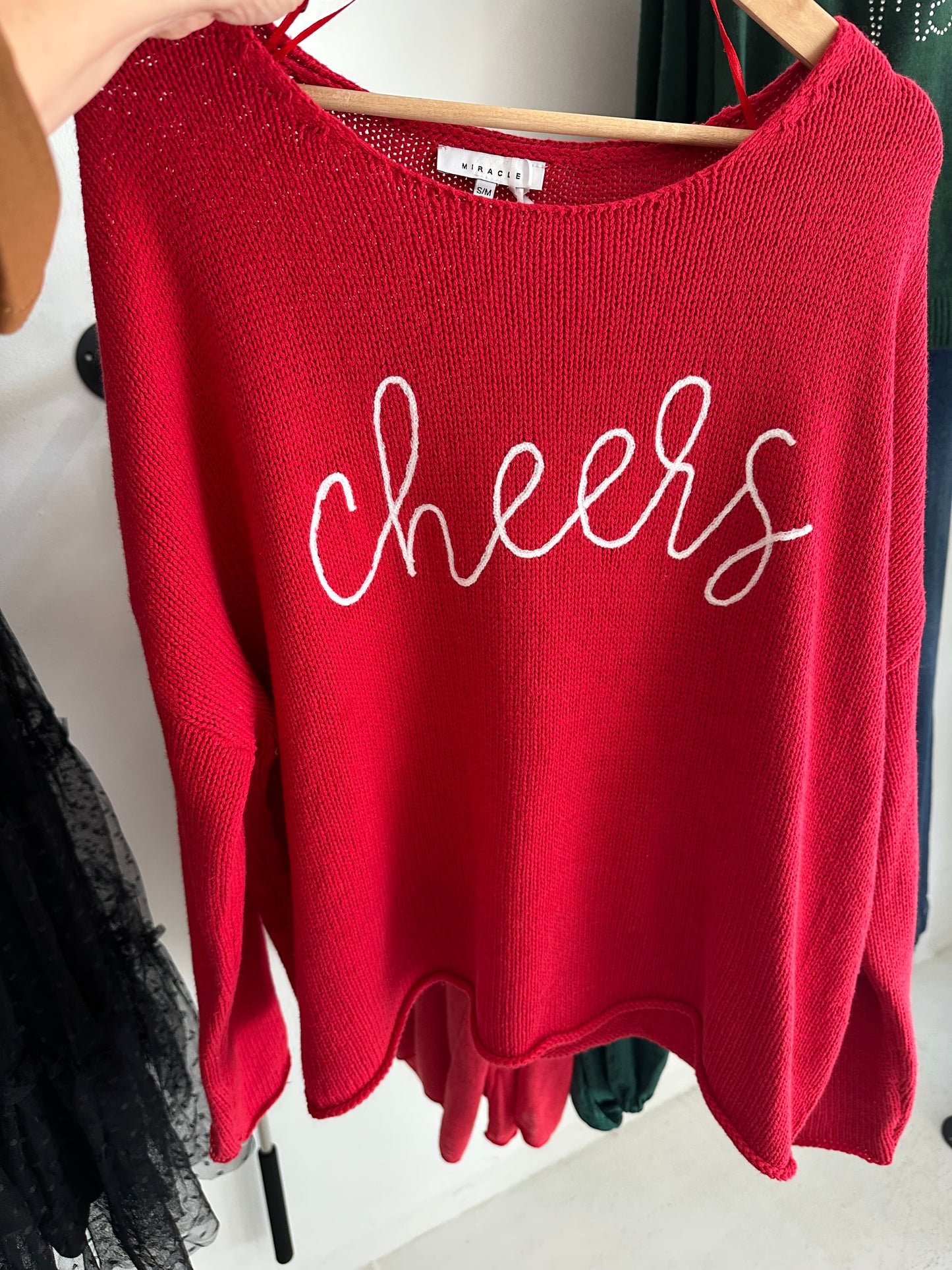 Cheers sweater (Red)
