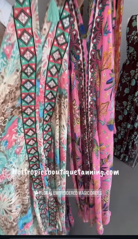 Frances Floral embroidered dress