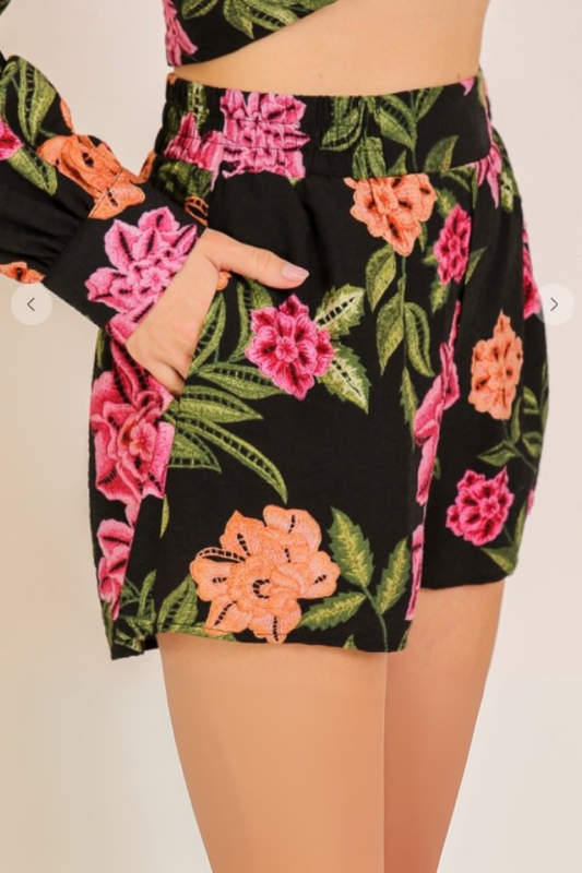 Fiona Floral Shorts