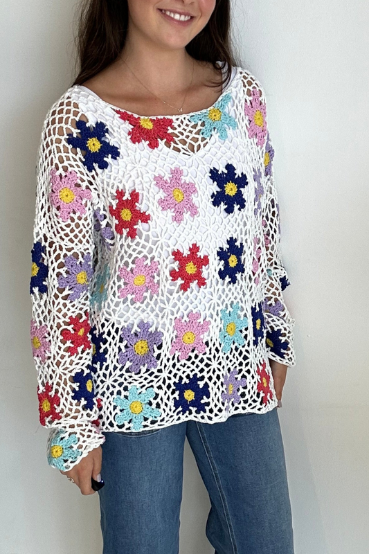 Daisy Crochet Top