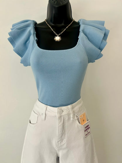 Flutter Sleeve top
