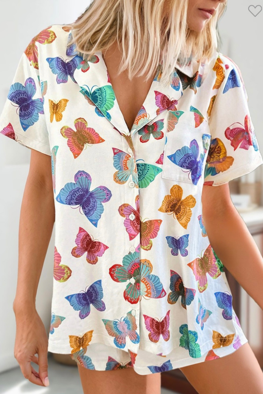 Butterfly lounge PJ Set