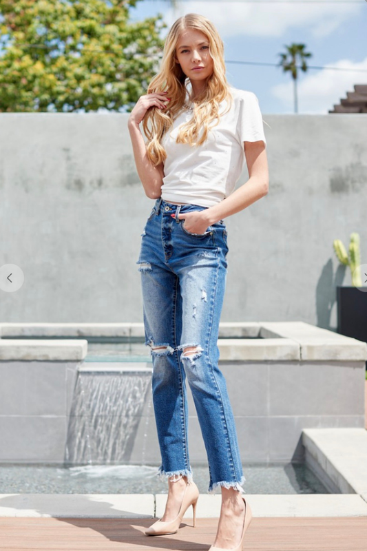 Sassy high rise jeans