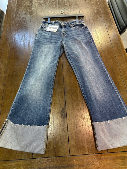 Kancan trending cuff jeans