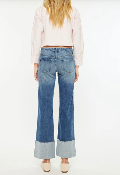 Kancan trending cuff jeans