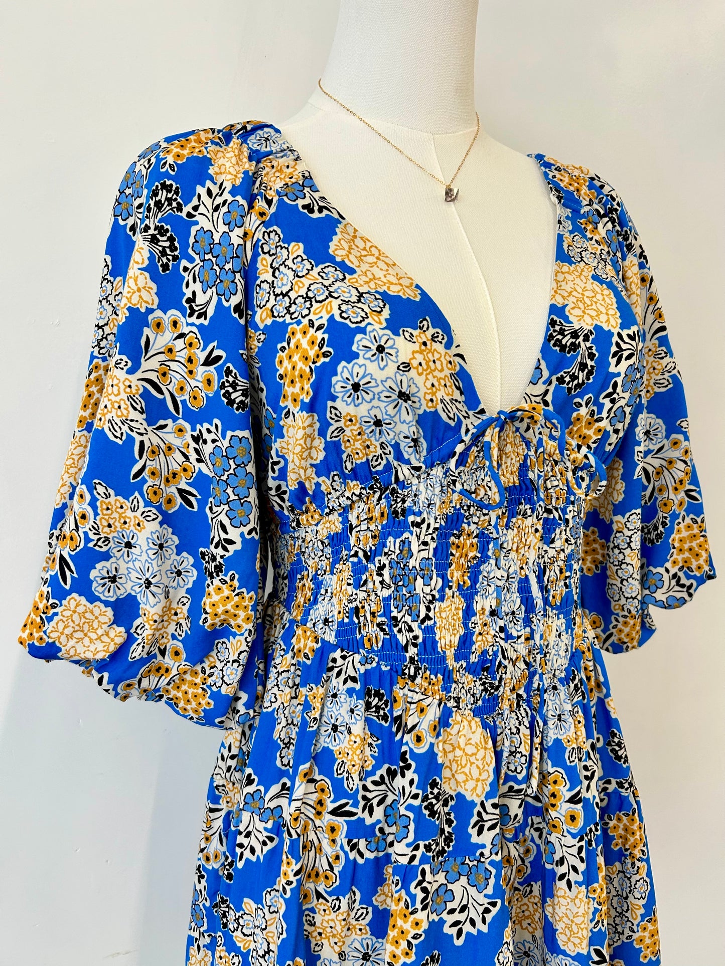 Magnolia Floral Mini Dress