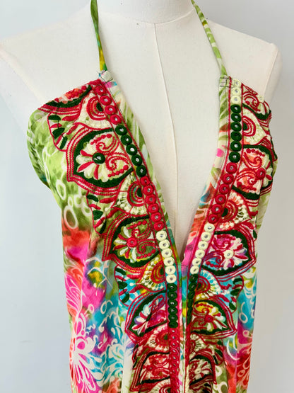 Over the Rainbow Embroidered Dress