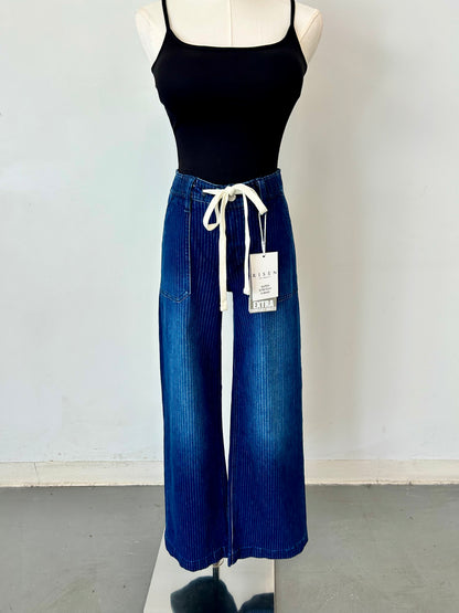 Pinstripe Denim