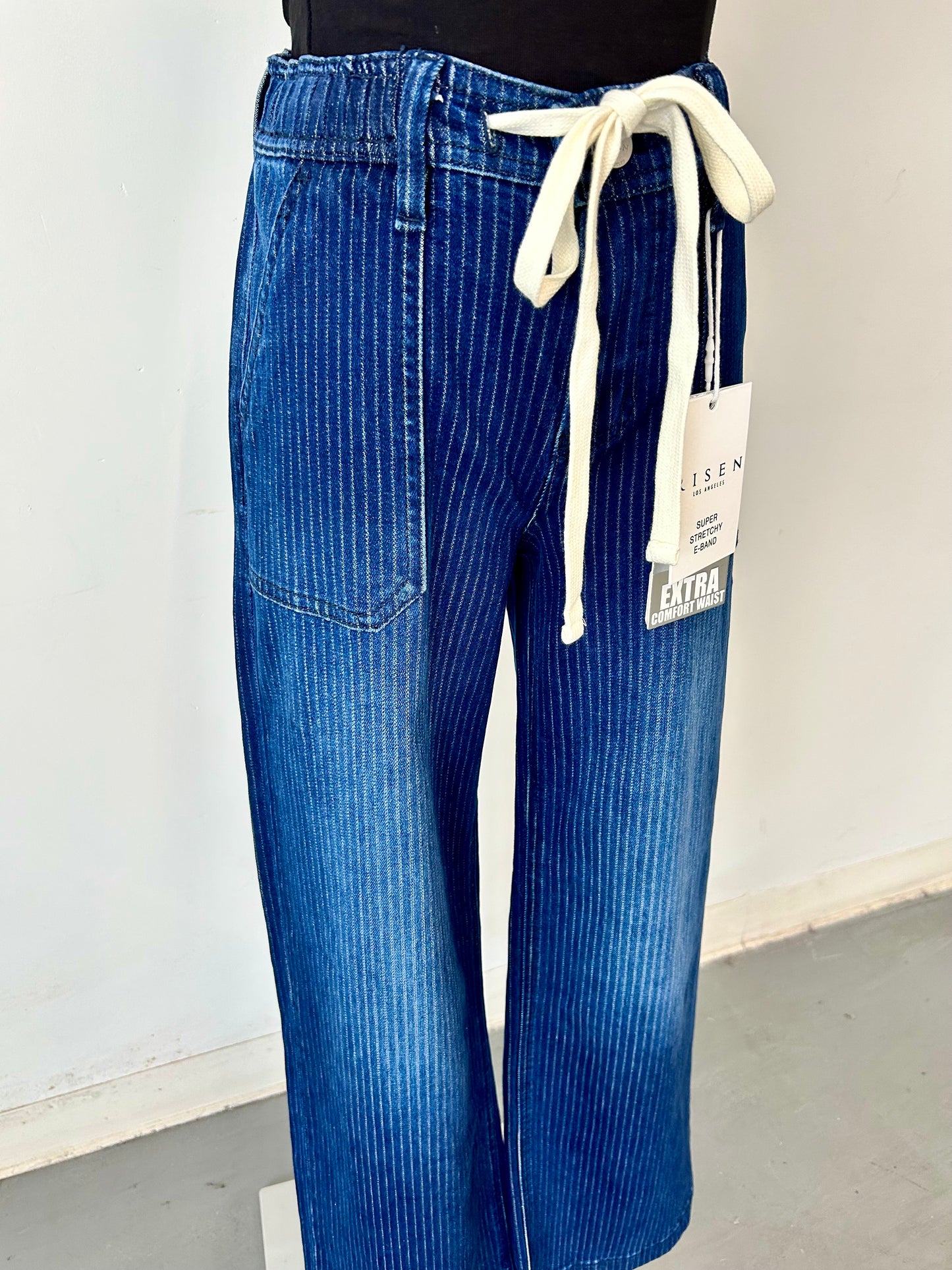 Pinstripe Denim
