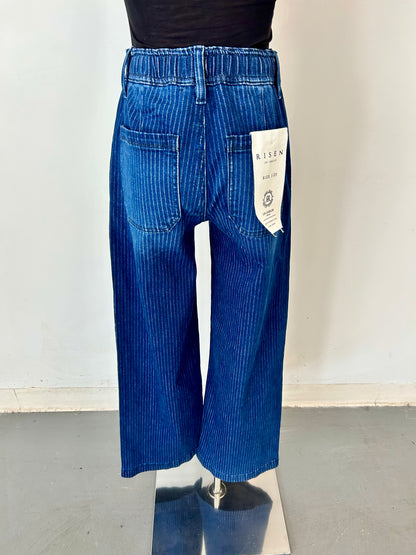 Pinstripe Denim