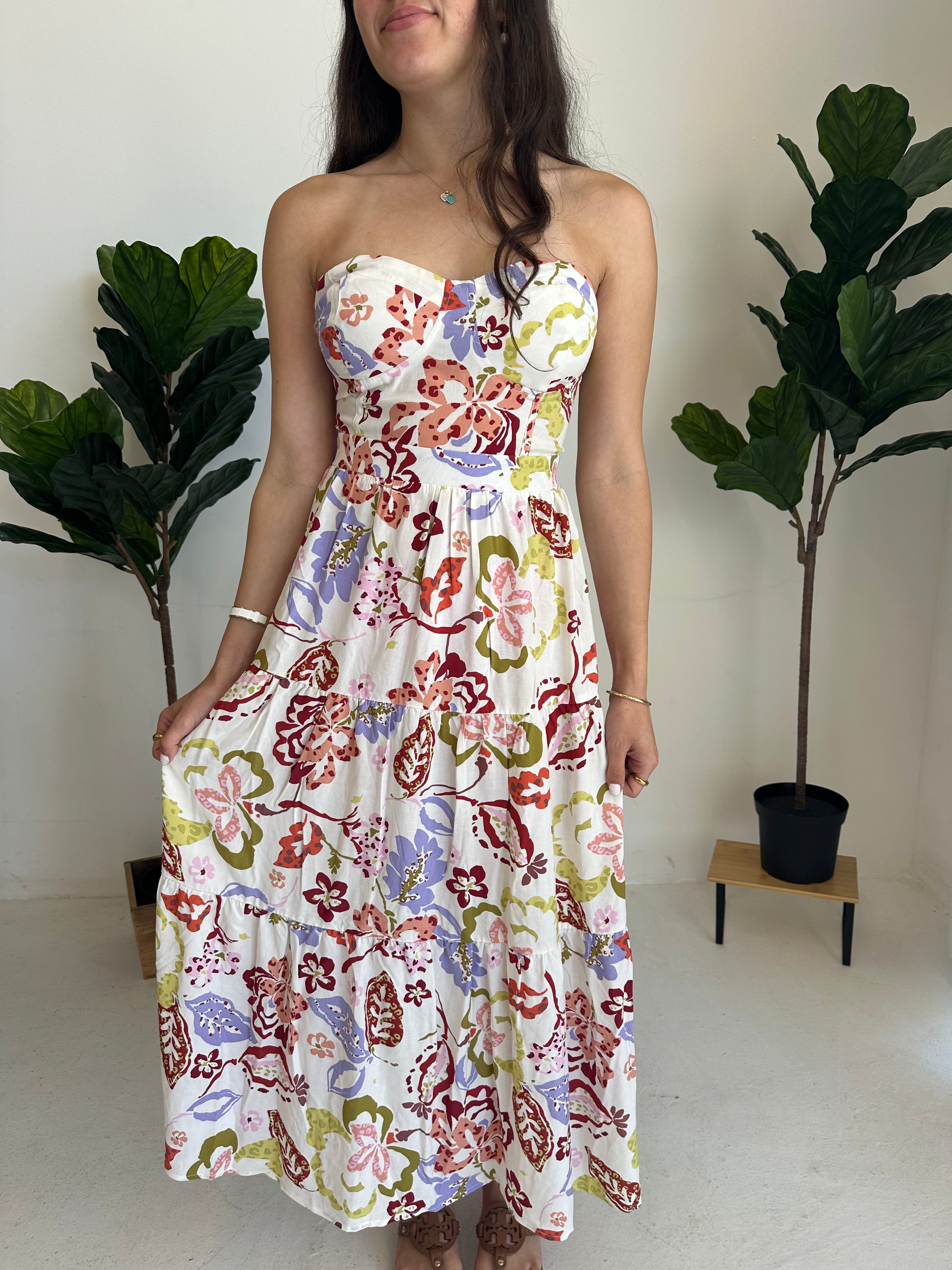 Floral maxi dress