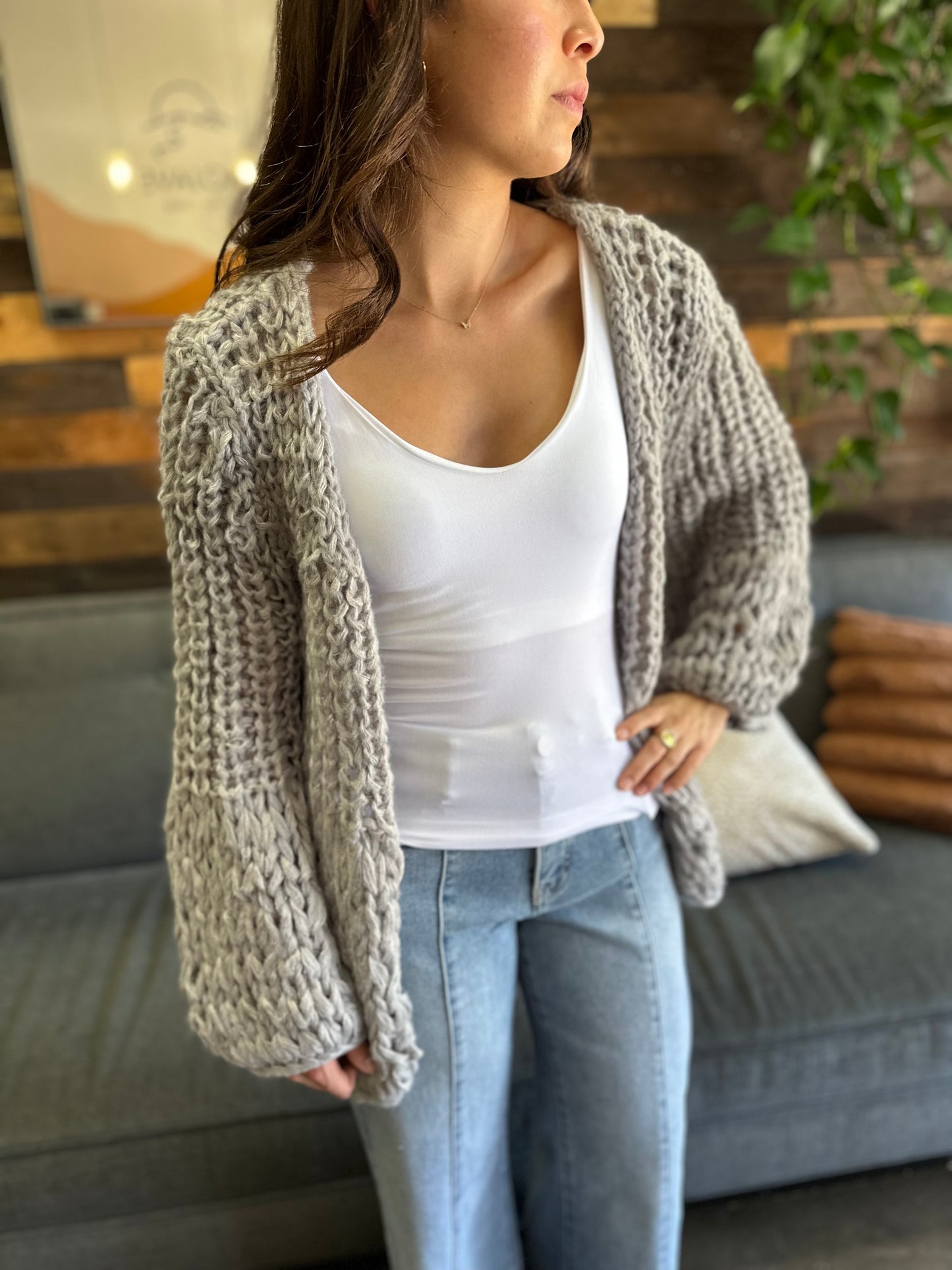 Chunky handmade cardigan