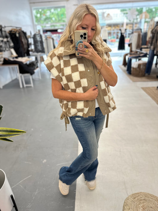 Checkered Vest