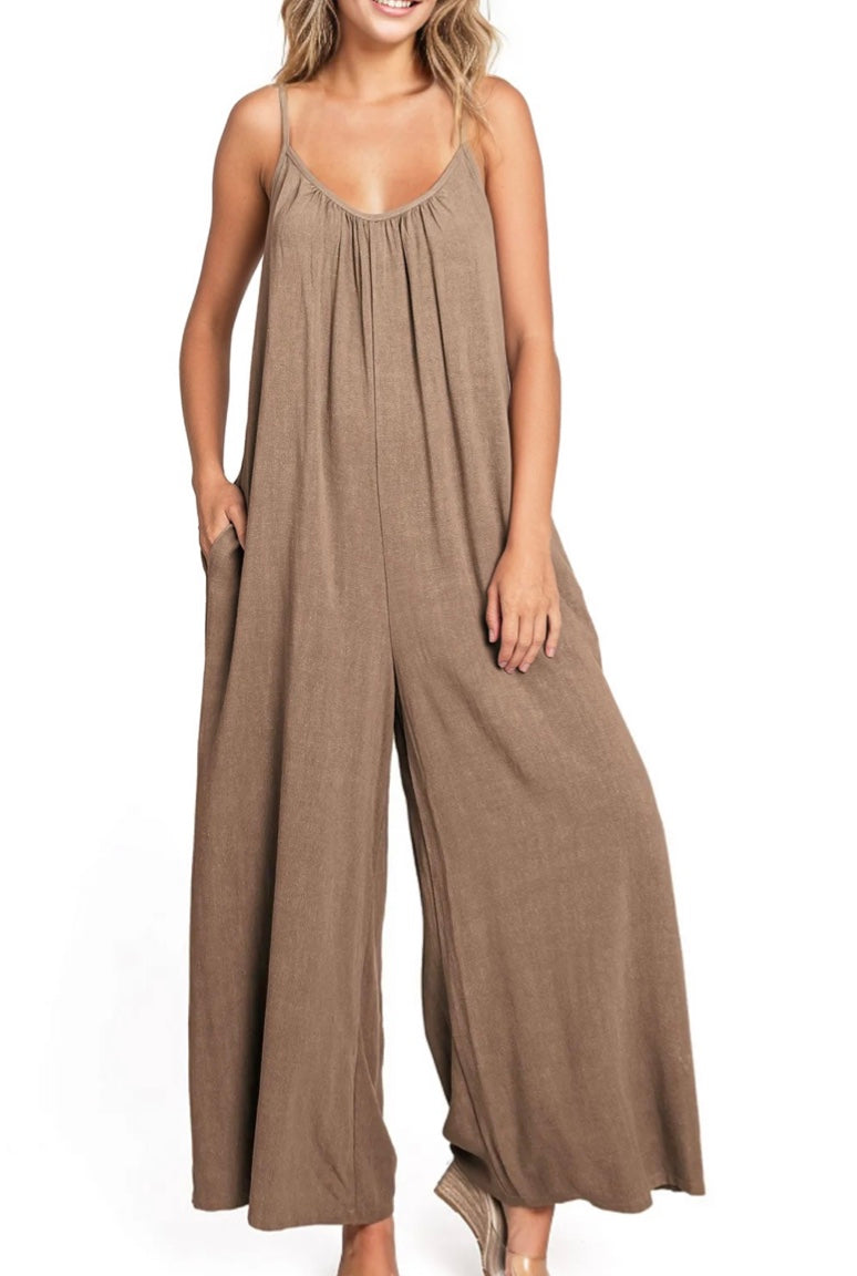 Just chill linen jumpsuit