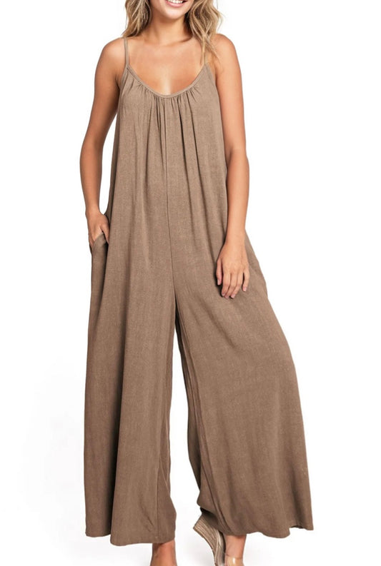 Just chill linen jumpsuit