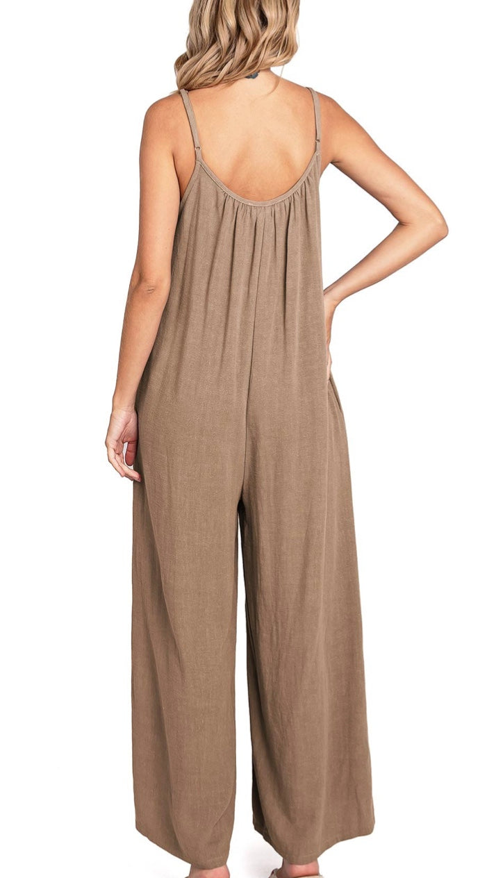 Just chill linen jumpsuit